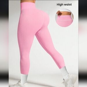 Passionate Pink High Waist Legging Yoga pants (L)